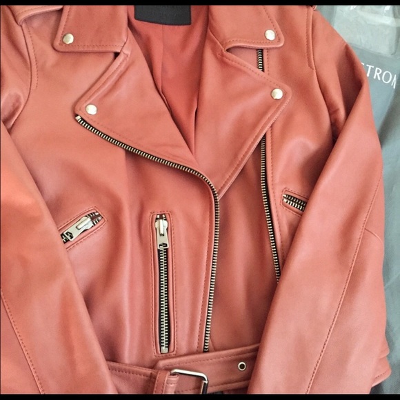 All Saints Balfern Leather Jacket - Picture 3 of 7